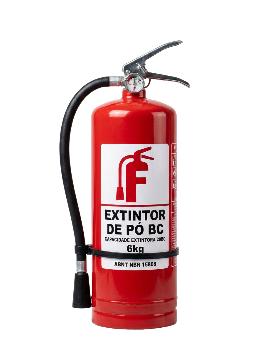 Extintor BC 6 kg pó químico — produto em destaque